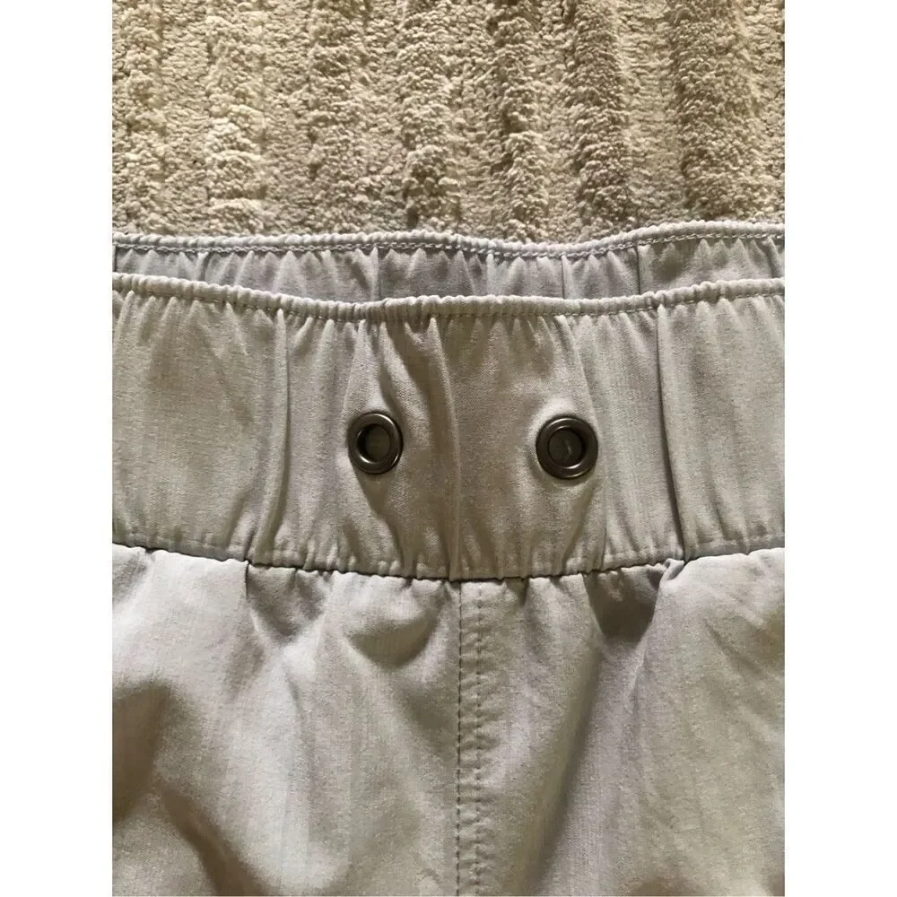 ATHLETA Sway Shorts, Drawstring Waist, Zipper Pockets, Size S